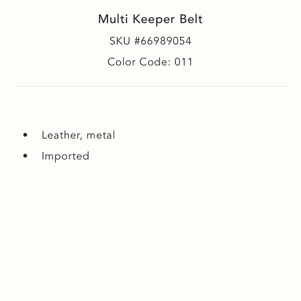 ✨ Anthropologie Keeper Belt Sz 1X - Picture 3 of 6